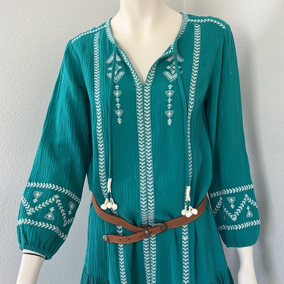 NWT Embroidered Green Midi
Dress Size XS - Picture 4 of 15